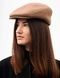 Кепі вовняне FLAT CAP-B XX світло-коричневий АКСЕСУАРНЯ ORNAMENT, фото 5