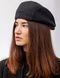 Кепі вовняне FLAT CAP-B XX чорний АКСЕСУАРНЯ ORNAMENT, фото 4