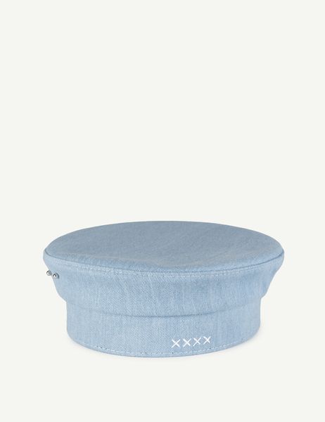 Берет джинсовий BERET S DENIM XX блакитний АКСЕСУАРНЯ ORNAMENT