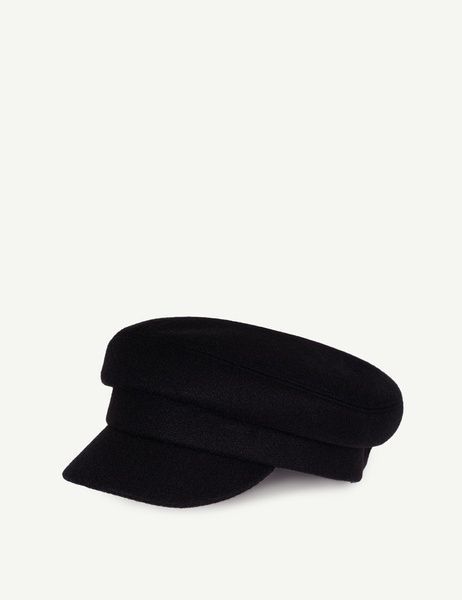 Картуз жіночий вовняний BAKERBOY CAP P чорний АКСЕСУАРНЯ ORNAMENT