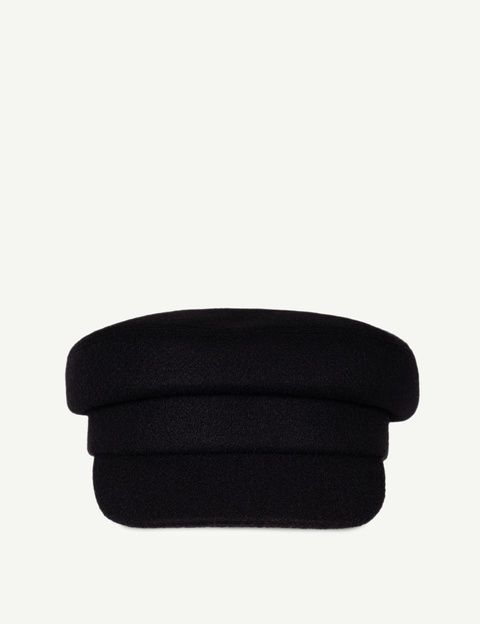 Картуз жіночий вовняний BAKERBOY CAP P чорний АКСЕСУАРНЯ ORNAMENT