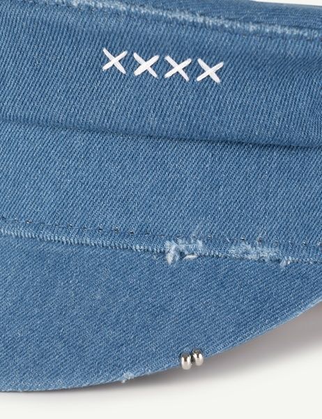 Кепка-картуз джинсова BAKERBOY CAP SF DENIM XX синій (зі срібною фурнітурою) АКСЕСУАРНЯ ORNAMENT