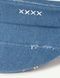 Кепка-картуз джинсова BAKERBOY CAP SF DENIM XX синій (зі срібною фурнітурою) АКСЕСУАРНЯ ORNAMENT, фото 3