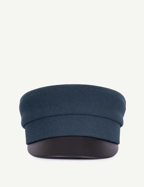 Картуз жіночий вовняний BAKERBOY CAP F смарагдовий АКСЕСУАРНЯ ORNAMENT