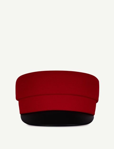Картуз жіночий вовняний BAKERBOY CAP F червоний АКСЕСУАРНЯ ORNAMENT