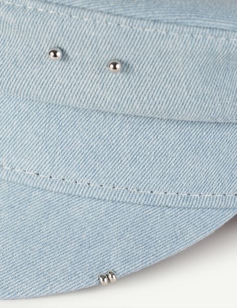 Кепка-картуз джинсова BAKERBOY CAP SF DENIM P блакитний (зі срібною фурнітурою) АКСЕСУАРНЯ ORNAMENT