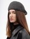 Кепі вовняне FLAT CAP-С темно-сірий АКСЕСУАРНЯ ORNAMENT, фото 3